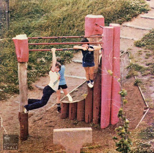 Just hanging around, in 1977.