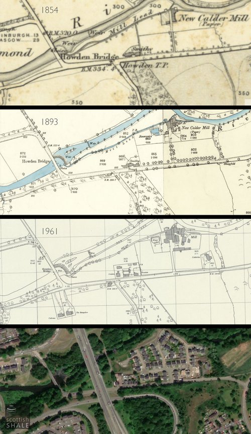 Changing landscapes – map images courtesy National Library of Scotland.