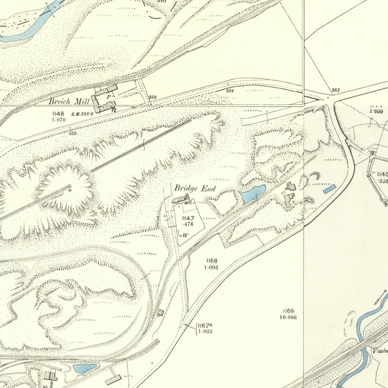 Addiewell No.18 Coal Mine - 25" OS map c.1895, courtesy National Library of Scotland