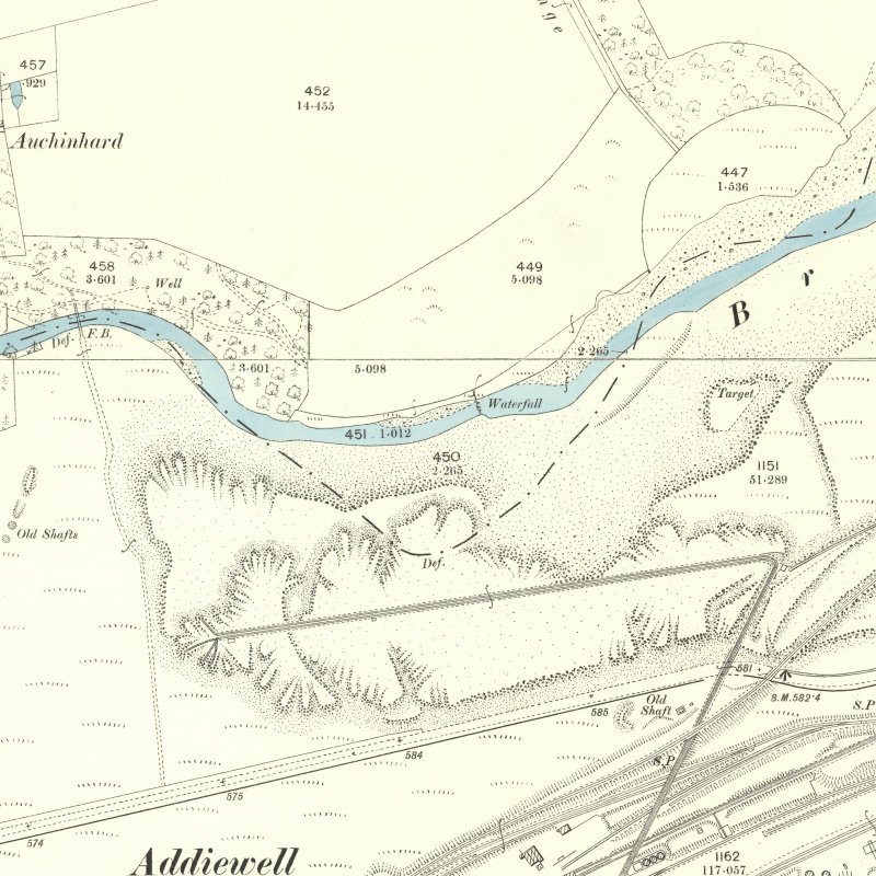 Addiewell No.1 Mine (East) - 25" OS map c.1895, courtesy National Library of Scotland