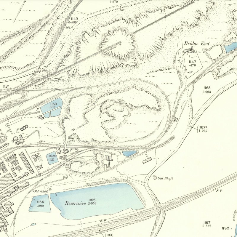 Addiewell No.2 Mine - 25" OS map c.1895, courtesy National Library of Scotland