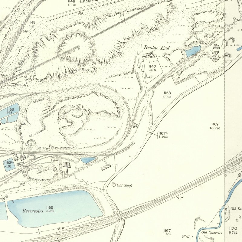 Addiewell No.3 Coal Pit - 25" OS map c.1895, courtesy National Library of Scotland