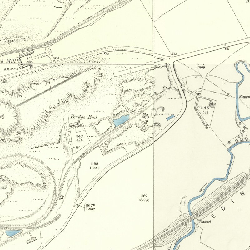 Addiewell No.5 Pit - 25" OS map c.1895, courtesy National Library of Scotland