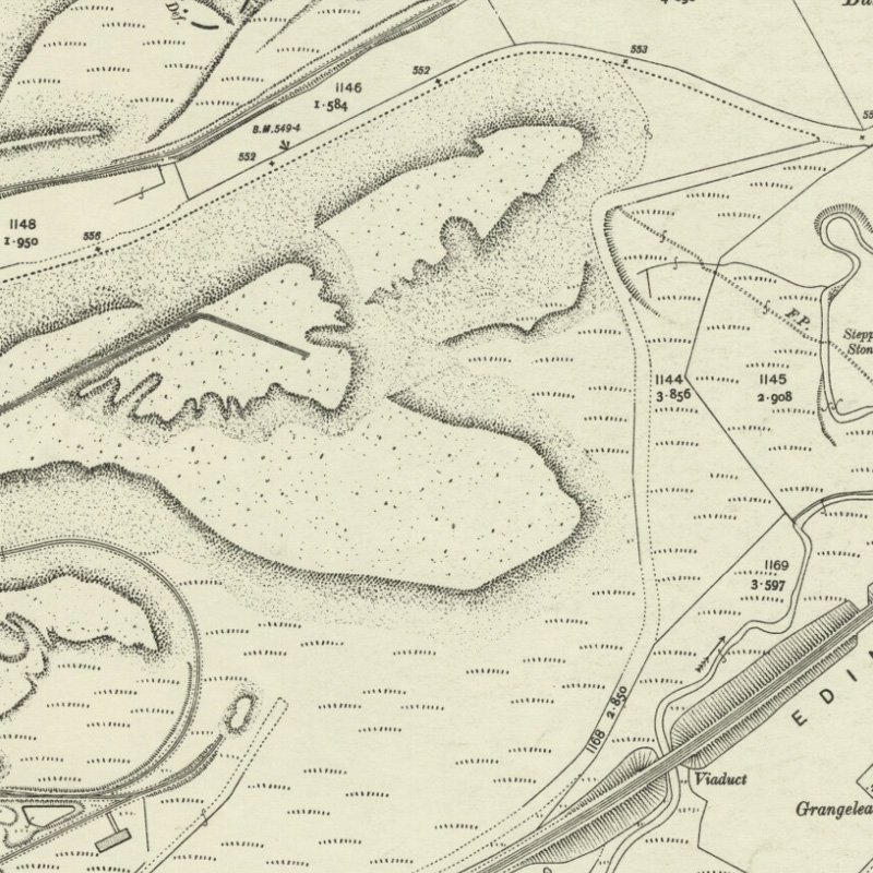 Addiewell No.5 Pit - 25" OS map c.1907, courtesy National Library of Scotland