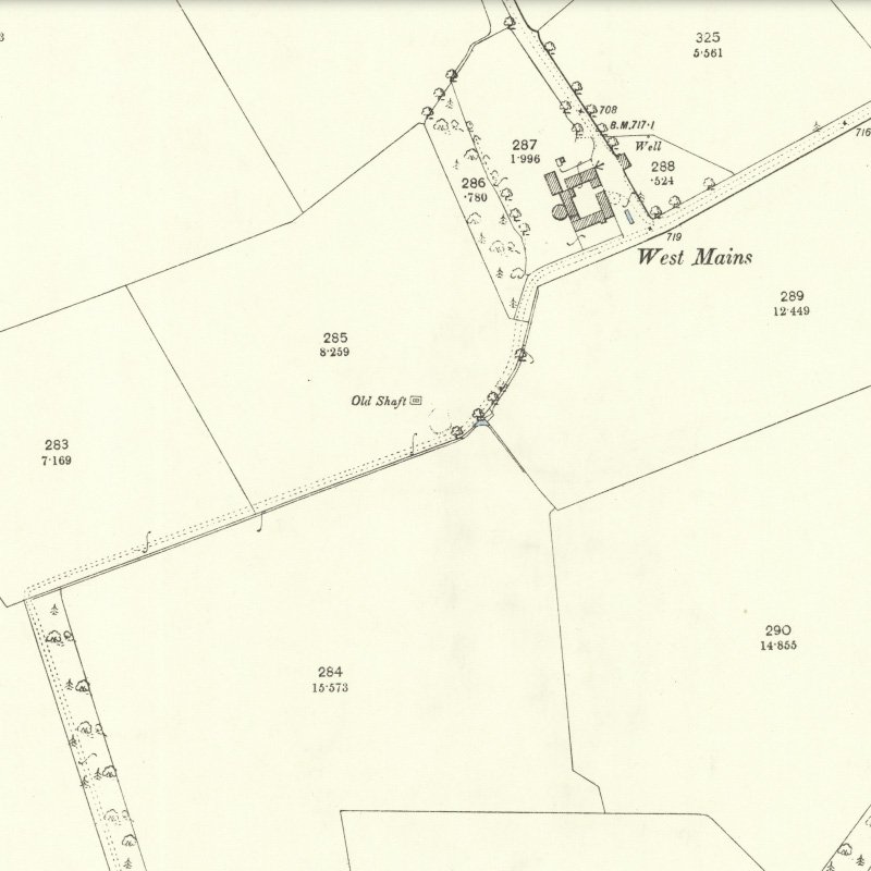 Baads No.42 Coal Mine - 25" OS map c.1897, courtesy National Library of Scotland