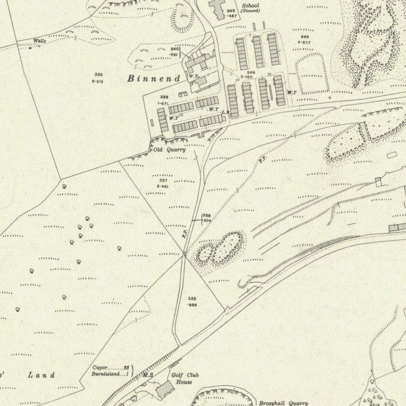 Burntisland No.2 Mine - 25" OS map c.1914, courtesy National Library of Scotland