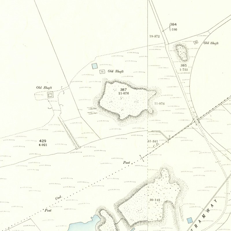 Boghall No.1 Pit - 25" OS map c.1897, courtesy National Library of Scotland