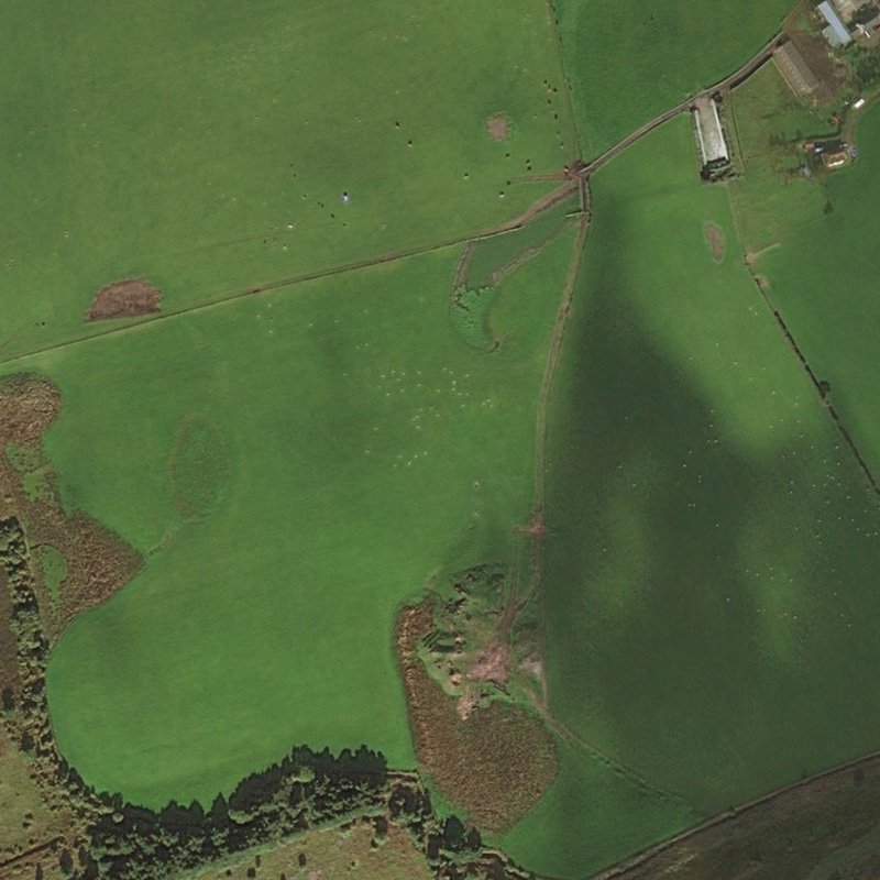 Boghall Raeburn Mine - Aerial, courtesy National Library of Scotland