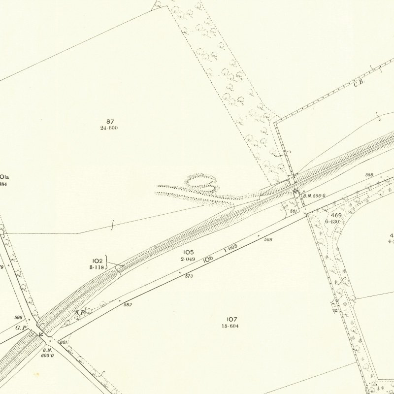Cuthill No.24 Coal Mine - 25" OS map c.1897, courtesy National Library of Scotland