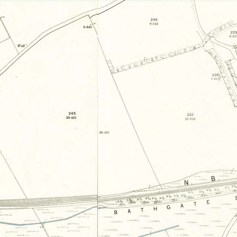 Deans No.6 Mine - 25" OS map c.1895, courtesy National Library of Scotland