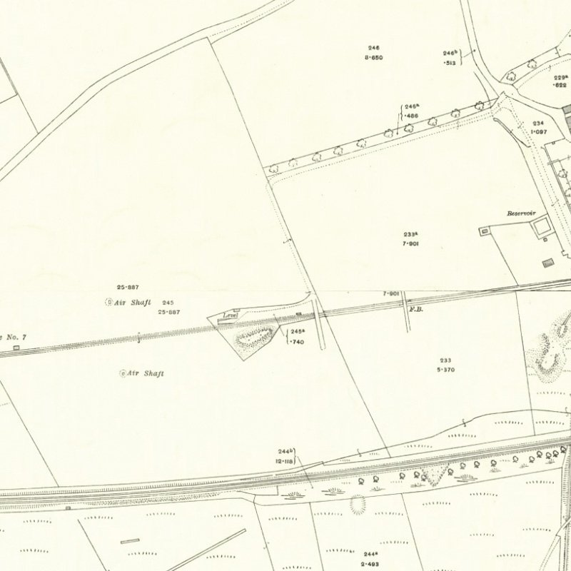 Deans No.6 Mine - 25" OS map c.1916, courtesy National Library of Scotland