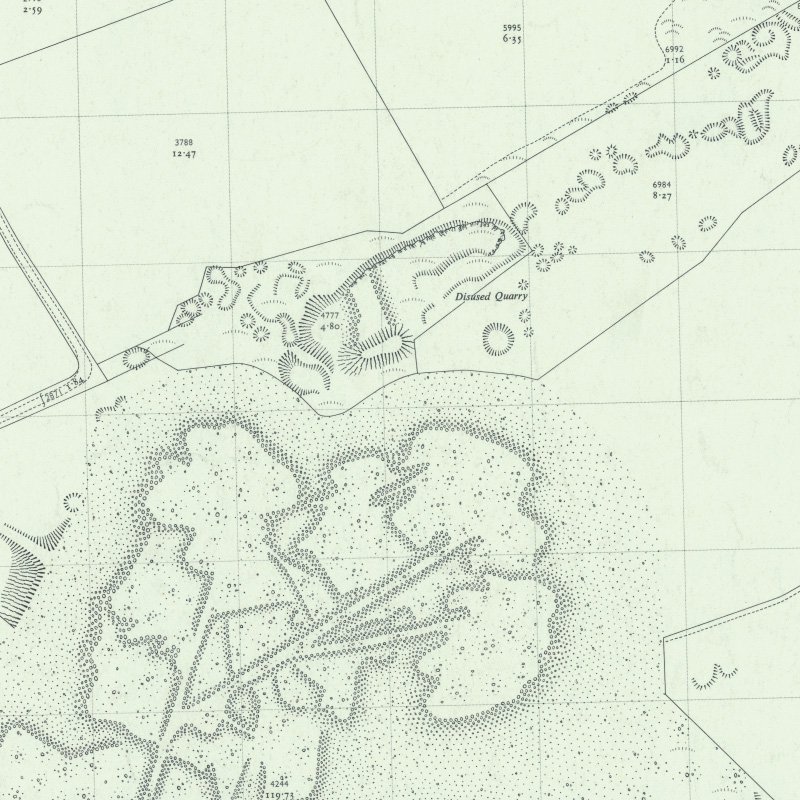 Deans No.3 Mine & Quarry (W.L.O.C.) - 1:2,500 OS map c.1895, courtesy National Library of Scotland