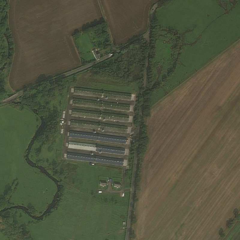Grange No.1 & 2 Pits - Aerial, courtesy National Library of Scotland