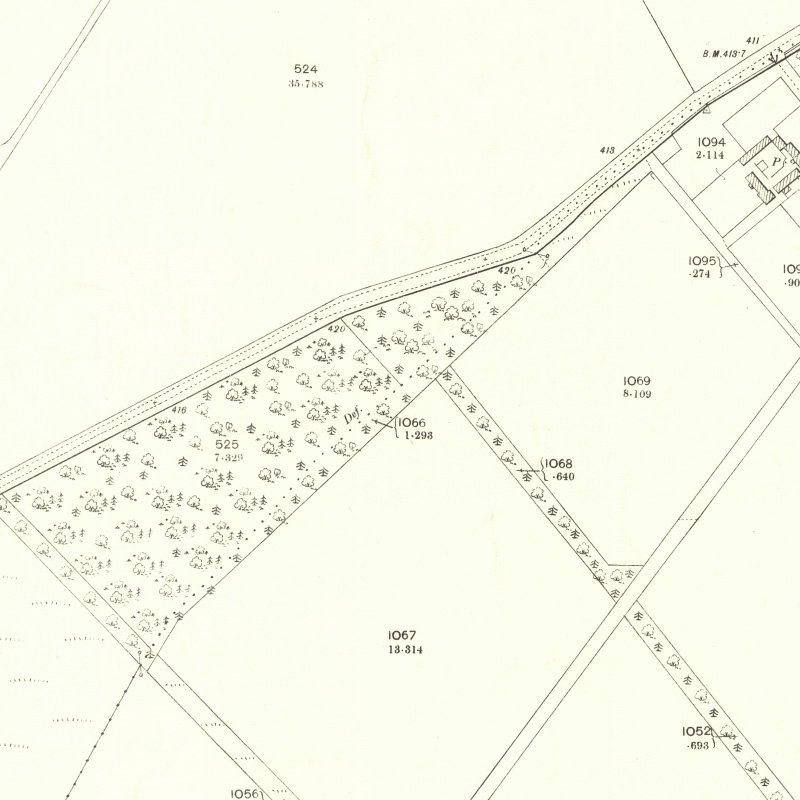 Gavieside No.40 Mine - 25" OS map c.1897, courtesy National Library of Scotland