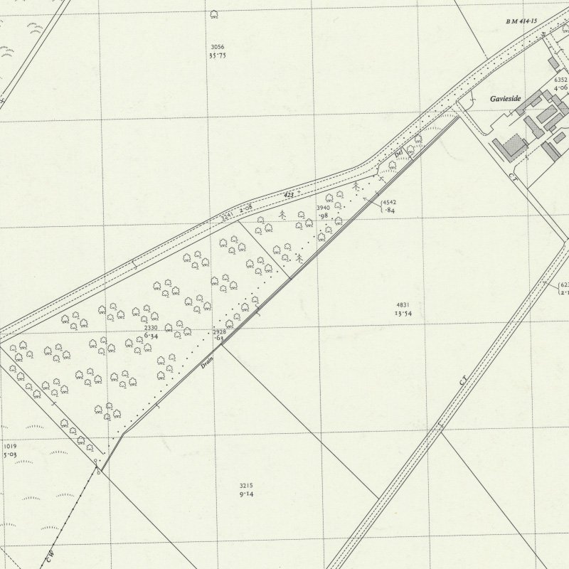 Gavieside No.40 Mine - 1:2,500 OS map c.1897, courtesy National Library of Scotland