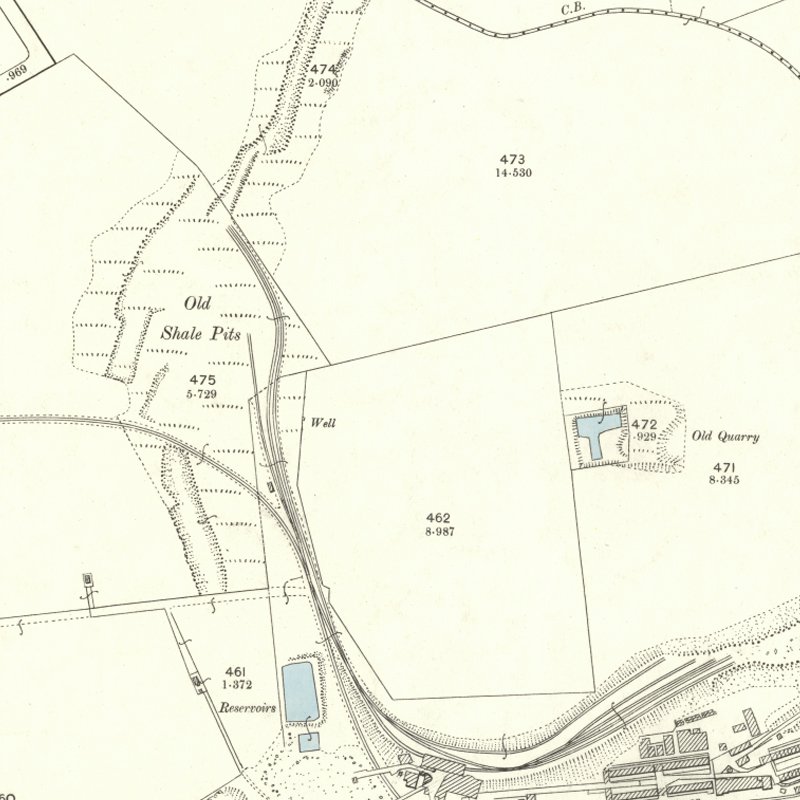 Greendykes South Mine - 25" OS map c.1896, courtesy National Library of Scotland