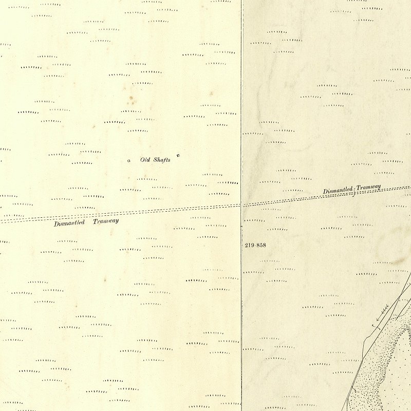 Greenfield No.3 Mine - 25" OS map c.1897, courtesy National Library of Scotland