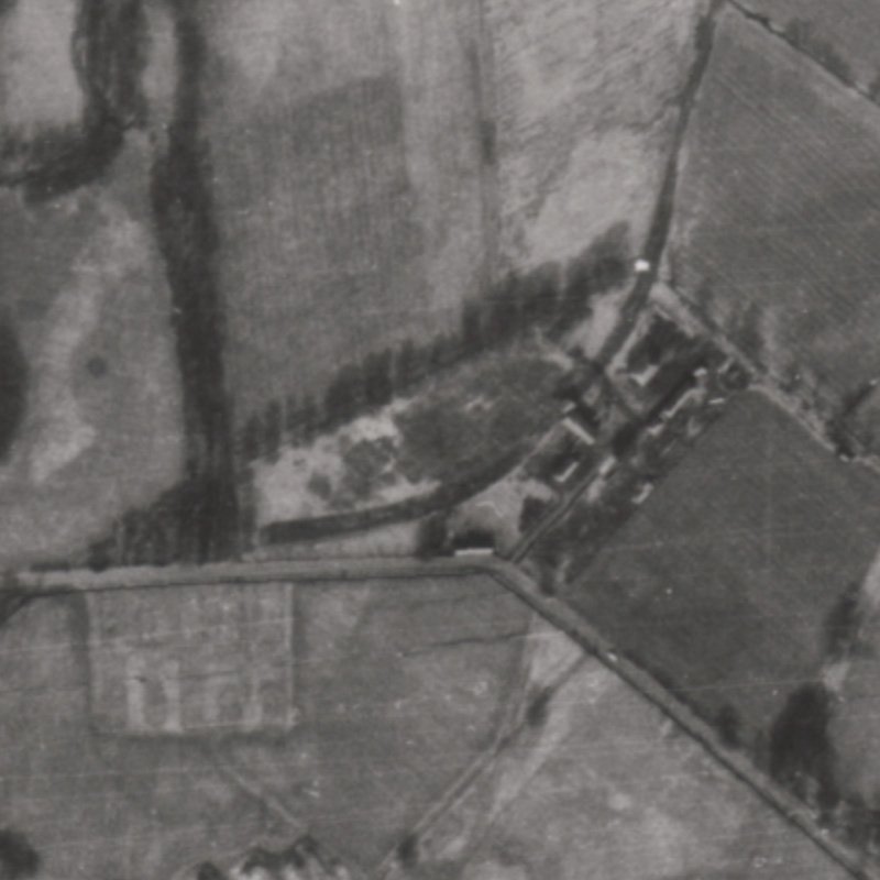 Hermand Mine - RAF Aerial Photo, late 1940's, courtesy National Library of Scotland