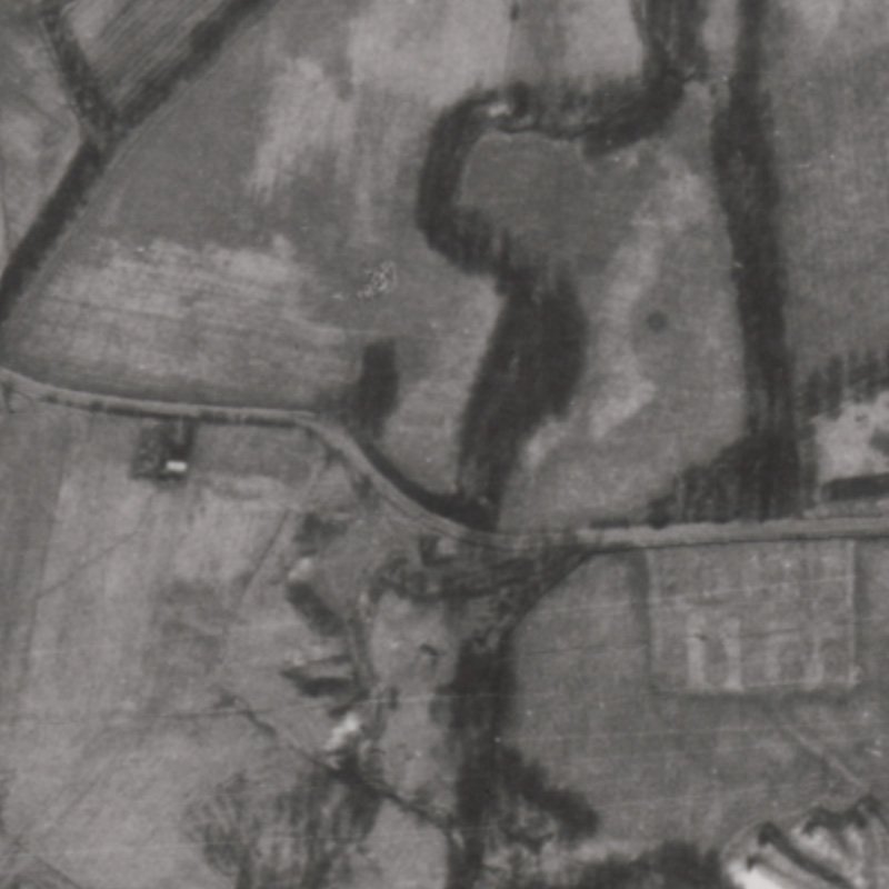 Hermand (Murray's Pool) Mine - RAF Aerial Photo, late 1940's, courtesy National Library of Scotland