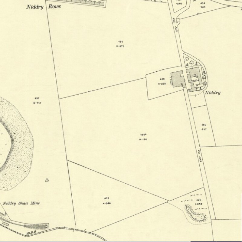 Hopetoun No.3 Mine - 25" OS map c.1916, courtesy National Library of Scotland