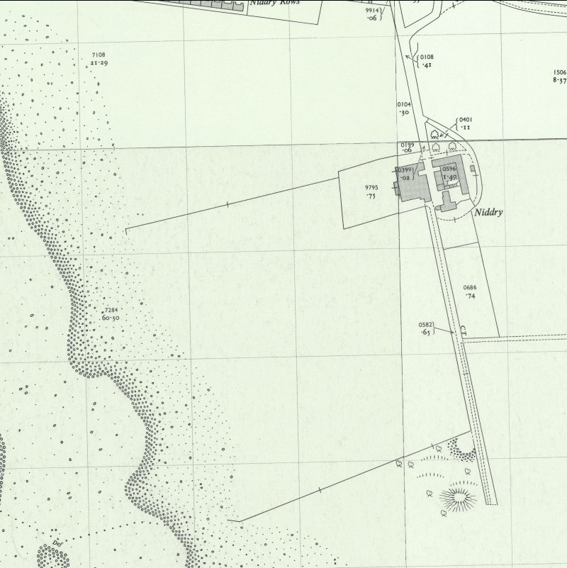 Hopetoun No.3 Mine - 1:2,500 OS map c.1955, courtesy National Library of Scotland