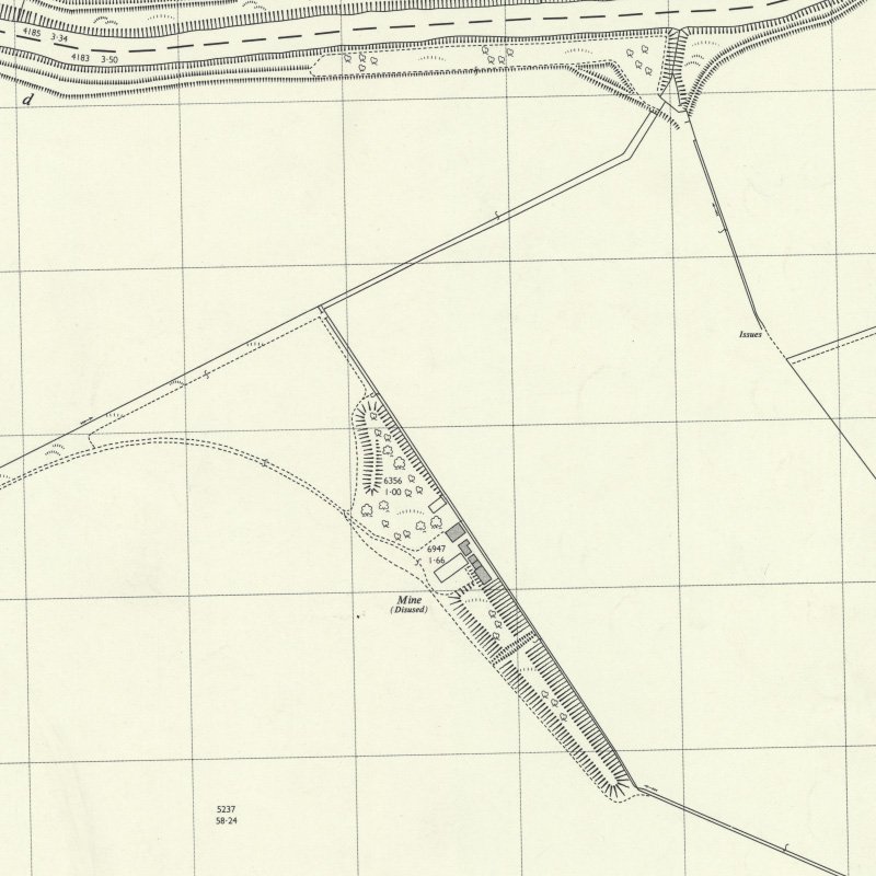 Ingliston No.36 & 37 Pits - 1:2,500 OS map c.1964, courtesy National Library of Scotland