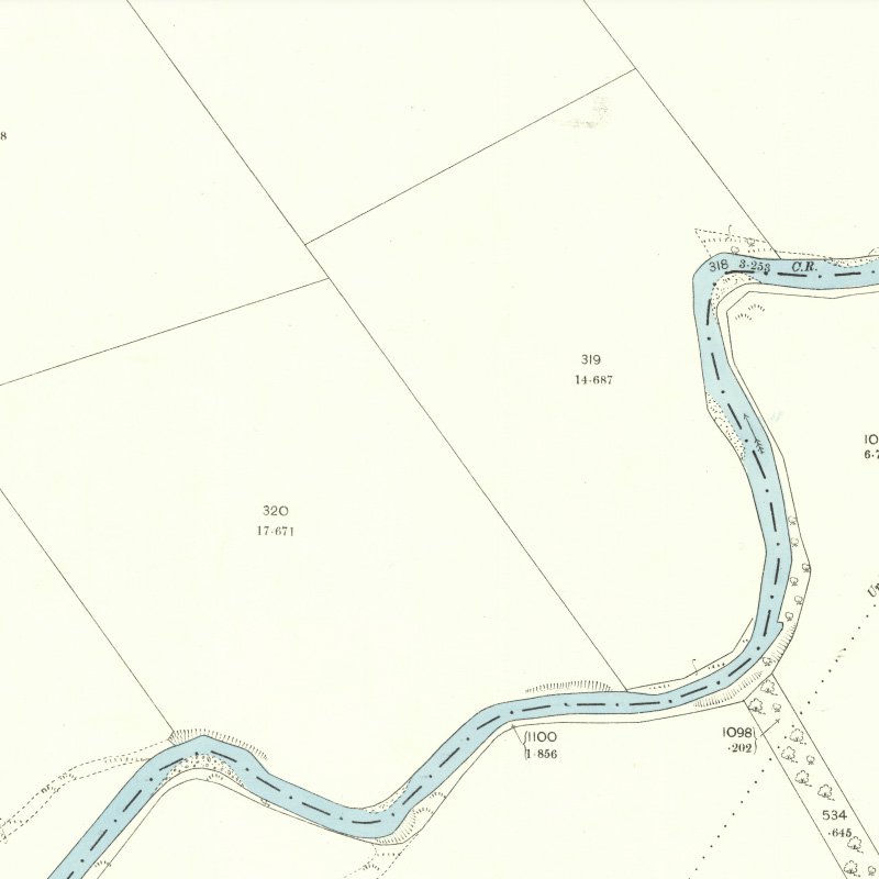 Livingston Quarries - 25" OS map c.1897, courtesy National Library of Scotland