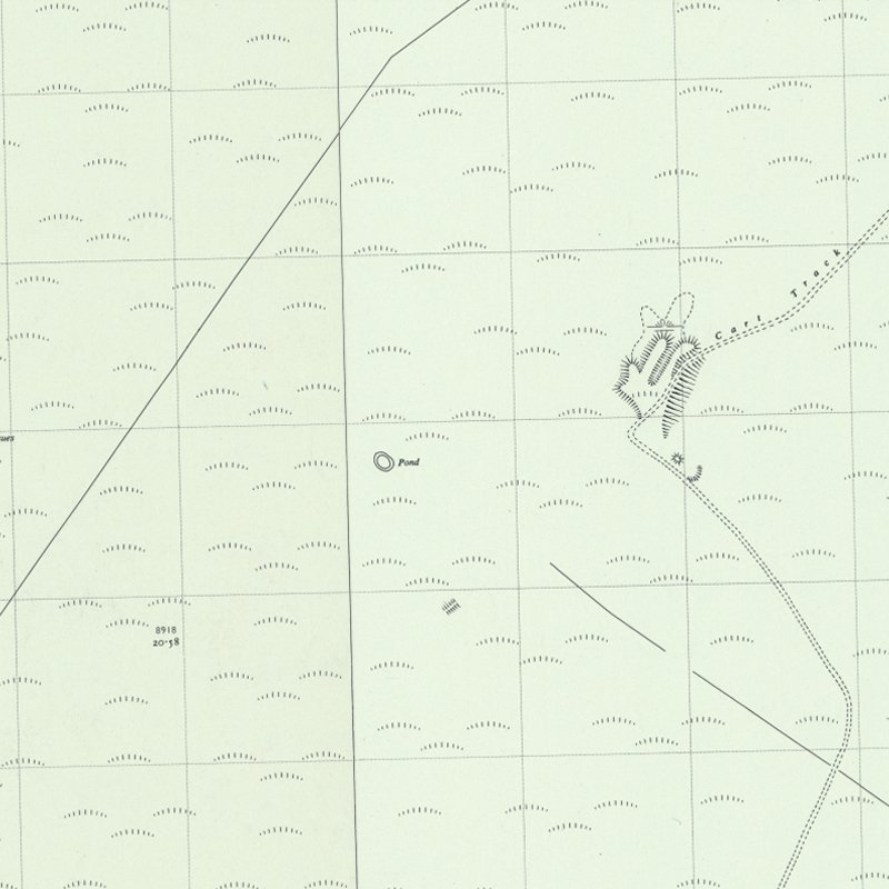 North Cobbinshaw Mine - 1:2,500 OS map c.1958, courtesy National Library of Scotland