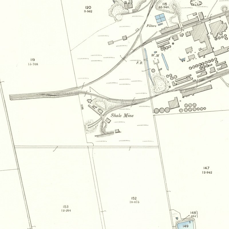 Ochiltree No.6 Mine - 25" OS map c.1896, courtesy National Library of Scotland