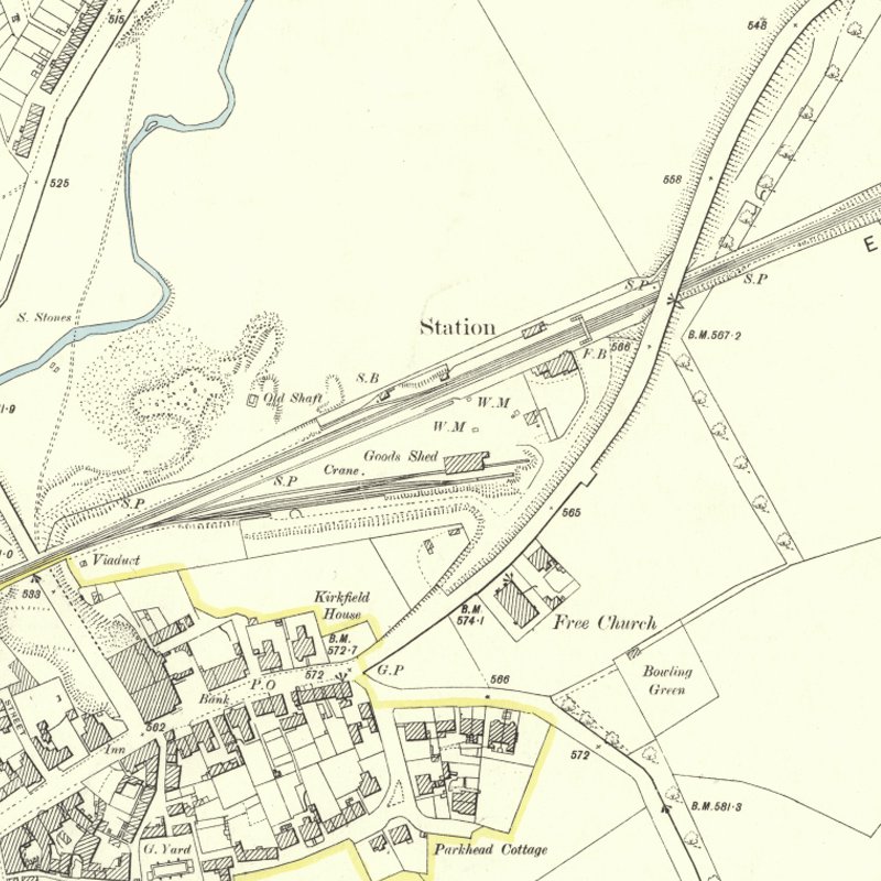 Polbeth No.7 & 7½ Pits - 25" OS map c.1894, courtesy National Library of Scotland