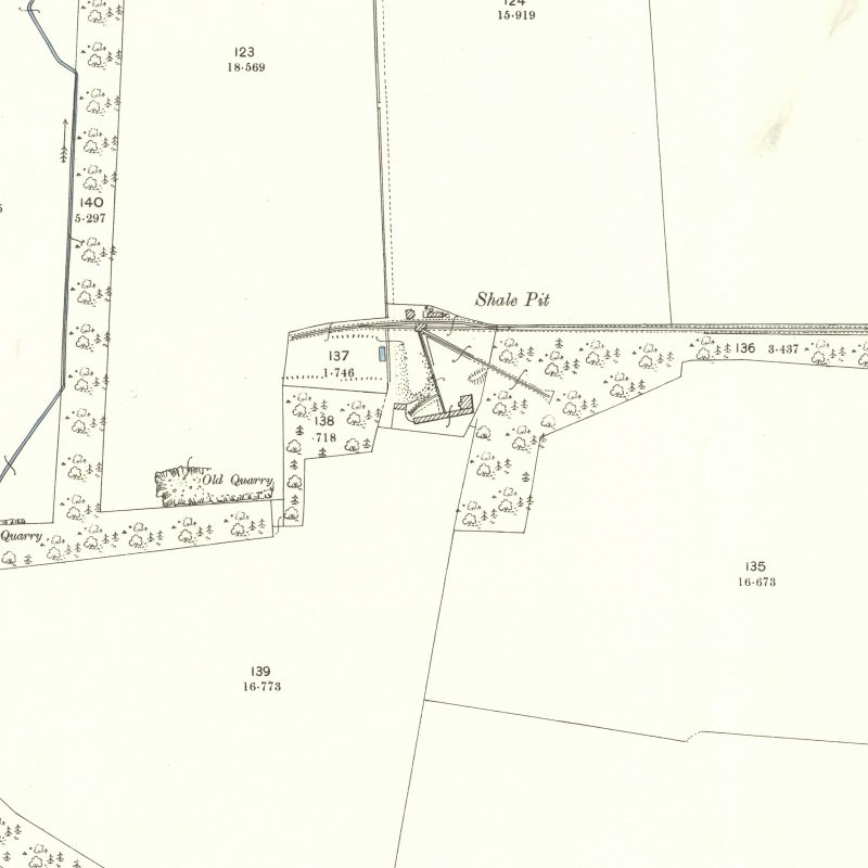 Philpstoun No.4 Mine - 25" OS map c.1896, courtesy National Library of Scotland