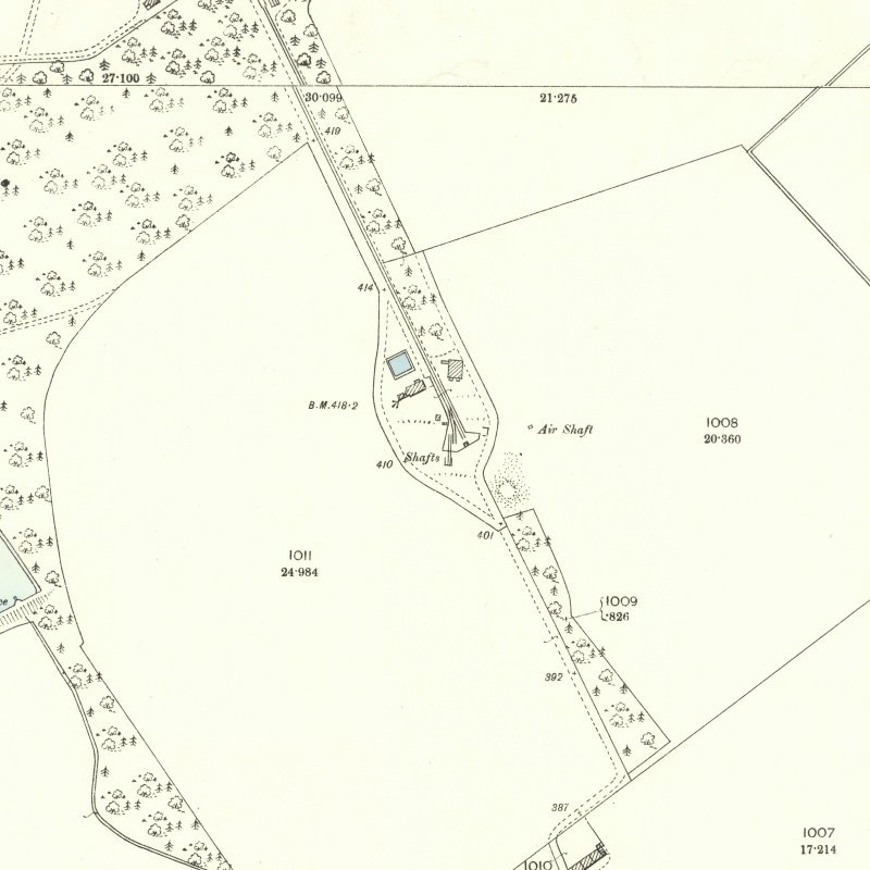 Pumpherston No.3 Mine - 25" OS map c.1895, courtesy National Library of Scotland