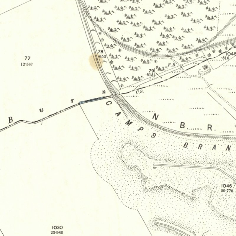 Pumpherston No.4 Mine - 25" OS map c.1897, courtesy National Library of Scotland