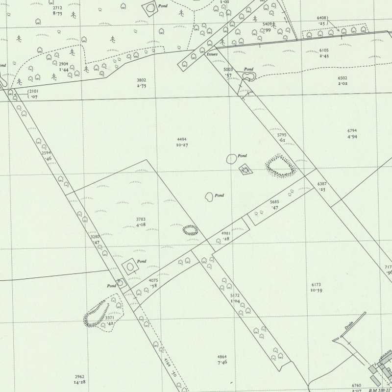 Redhouse No.1 Coal Mine - 1:2,500 OS map c.1959, courtesy National Library of Scotland