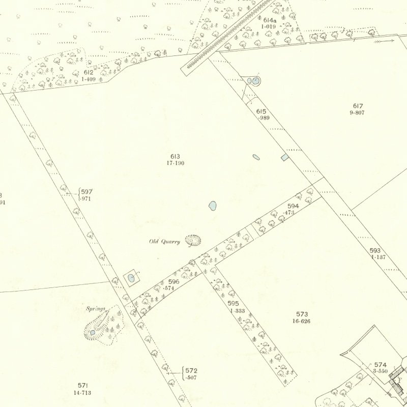 Redhouse No.1 Coal Mine - 25" OS map c.1897, courtesy National Library of Scotland
