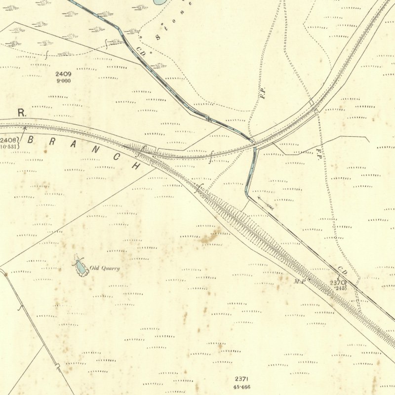 Viewfield No.4 & 5 Pits - 25" OS map c.1898, courtesy National Library of Scotland