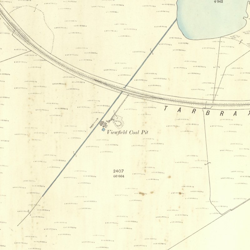 Viewfield Coal Pit - 25" OS map c.1898, courtesy National Library of Scotland