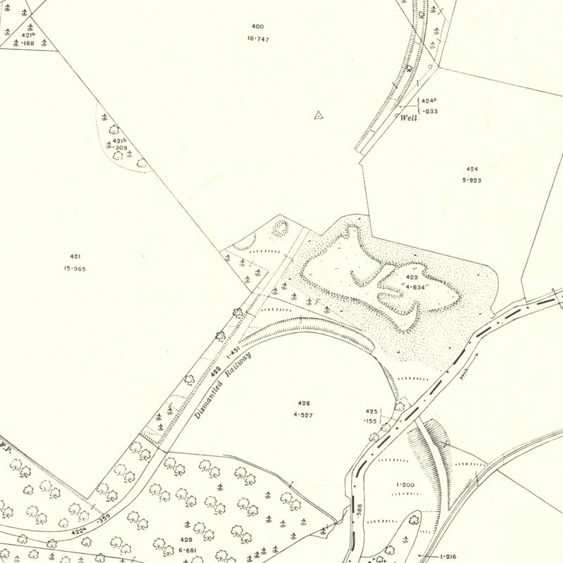 Westwood No.13 Pit - 25" OS map c.1916, courtesy National Library of Scotland