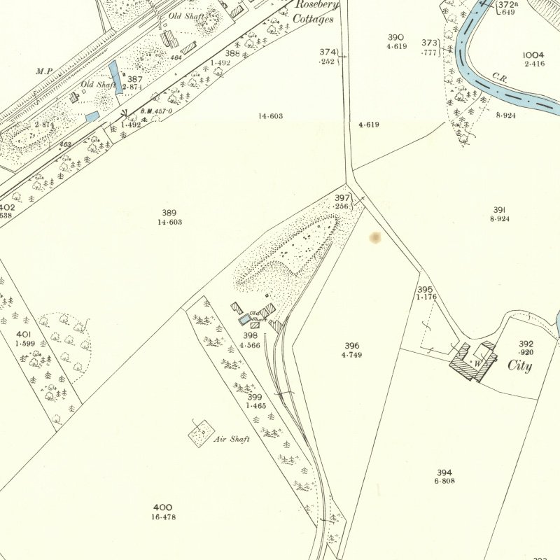 Westwood No.30 Pit - 25" OS map c.1896, courtesy National Library of Scotland