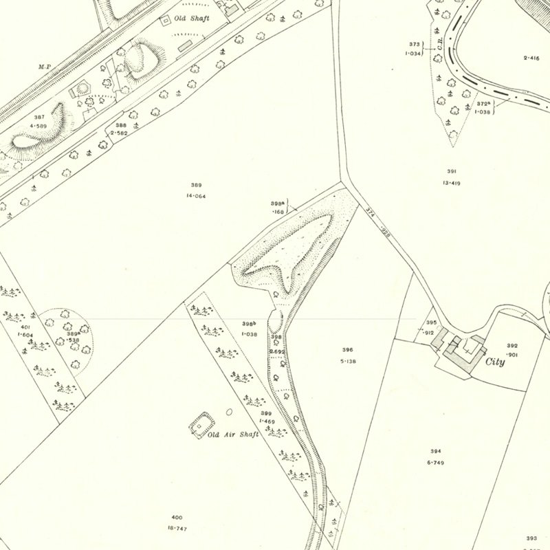 Westwood No.30 Pit - 25" OS map c.1917, courtesy National Library of Scotland