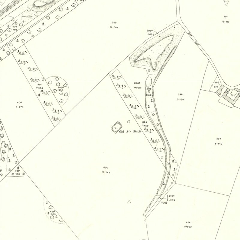 Westwood No.1 & 2 Pits - 25" OS map c.1917, courtesy National Library of Scotland
