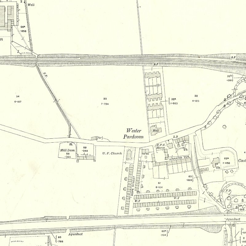 The Avenue (Philpstoun) - 25" OS map c.1917, courtesy National Library of Scotland