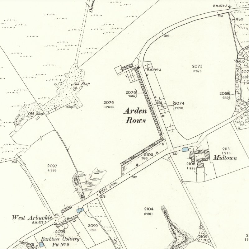 Arden Oil Works - 25" OS map c.1898, courtesy National Library of Scotland