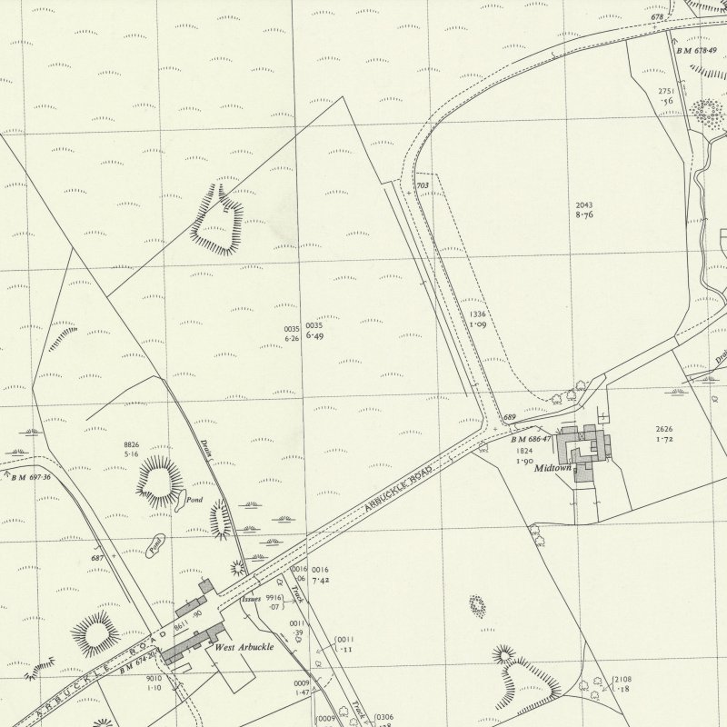 Arden Oil Works - 1:2,500 OS map c.1962, courtesy National Library of Scotland