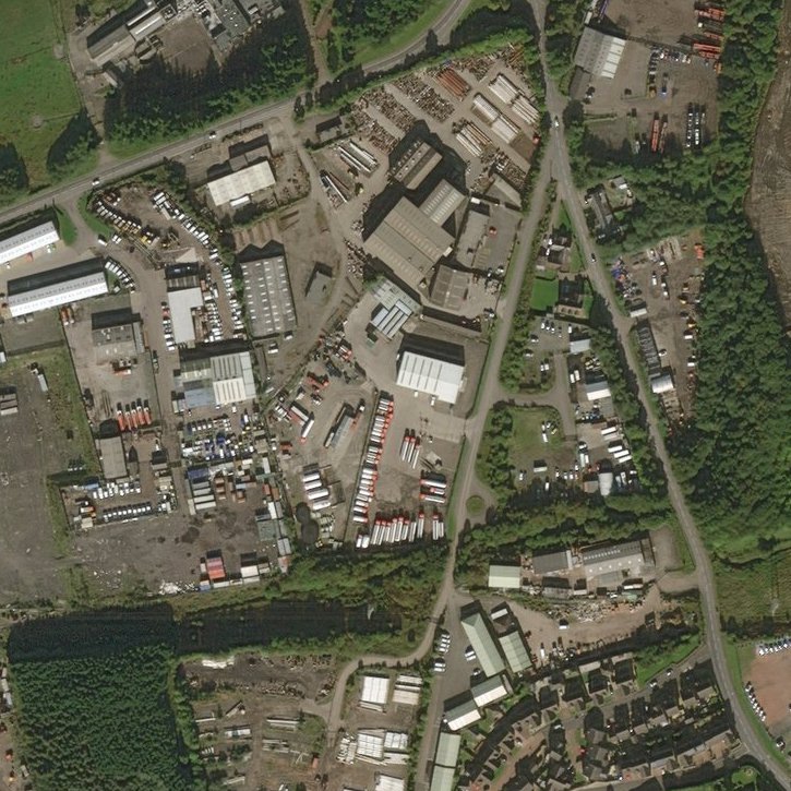 Bathgate Chemical Works - Aerial, courtesy National Library of Scotland