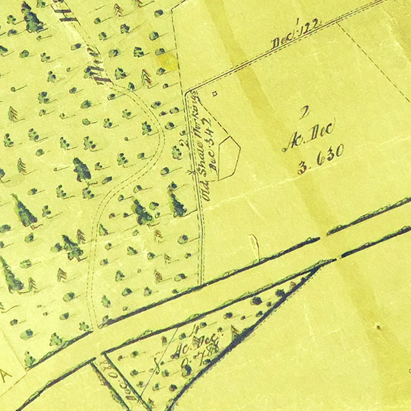 Bellsquarry Oil Works - Plan of Alderston Estate, c.1878, LVSAV2010.004