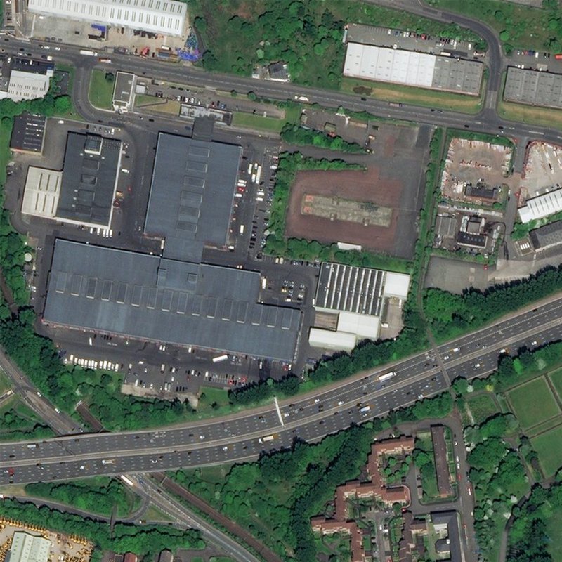 Blochairn Chemical Works - Aerial, courtesy National Library of Scotland