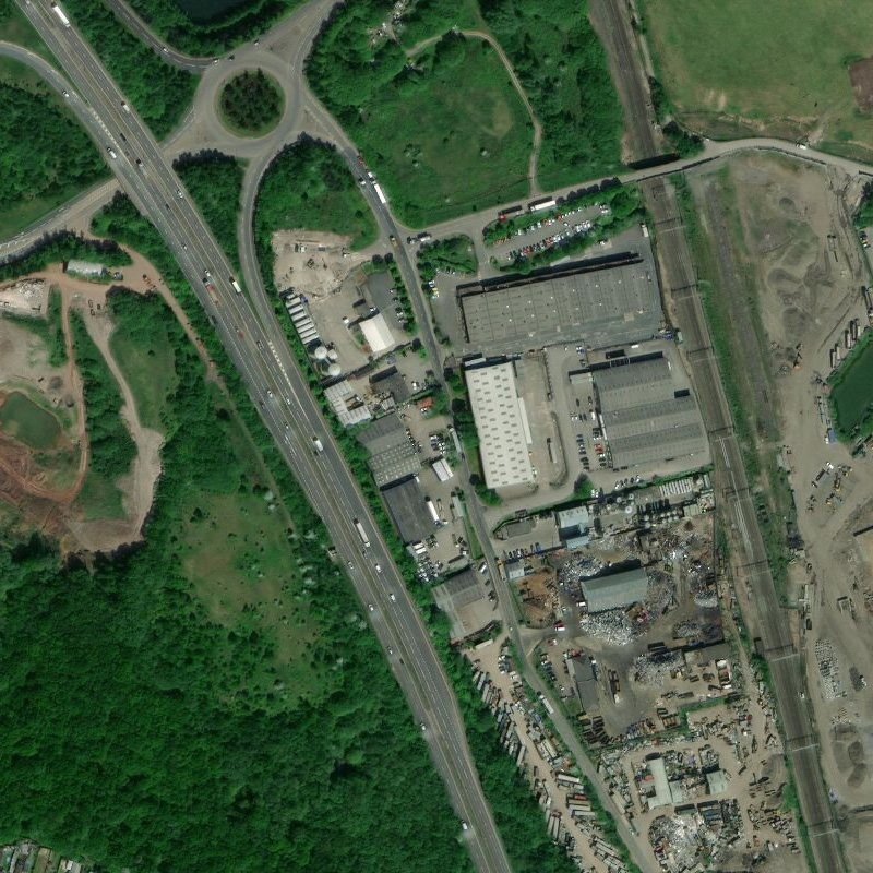 Bradwell Wood Oil Works, Aerial, courtesy National Library of Scotland