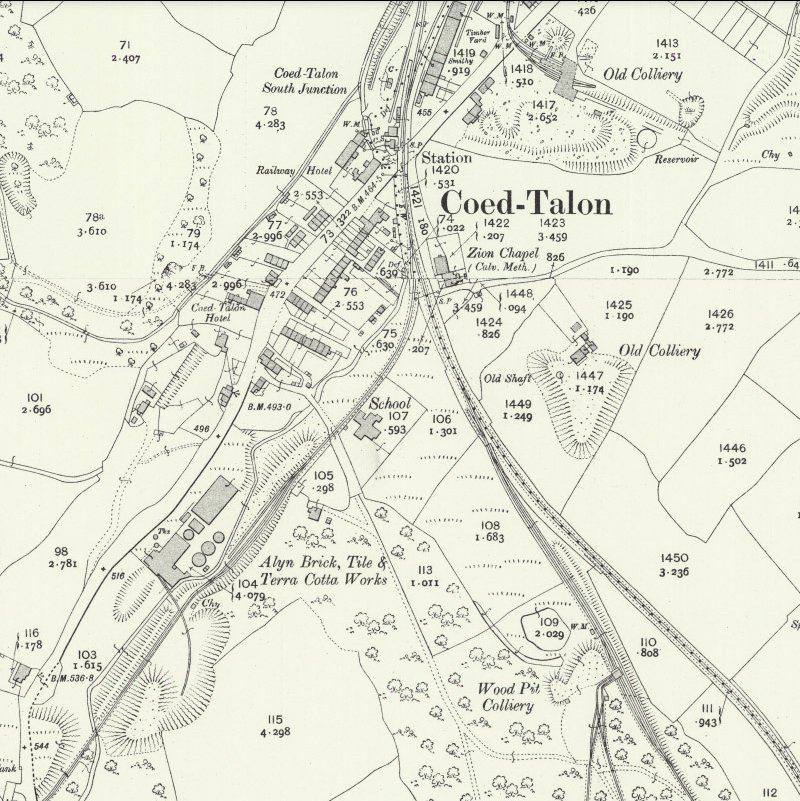 Canneline Oil Works - 25" OS map c.1912, courtesy National Library of Scotland