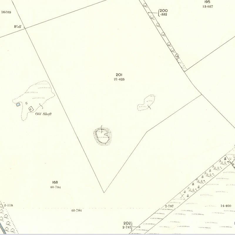 Drumcross Oil Works (Lester) - 25" OS map c.1897, courtesy National Library of Scotland